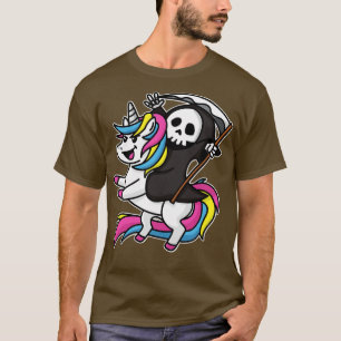 Camiseta Kawaii, um jovem que dirige a morte, é bonito, mas