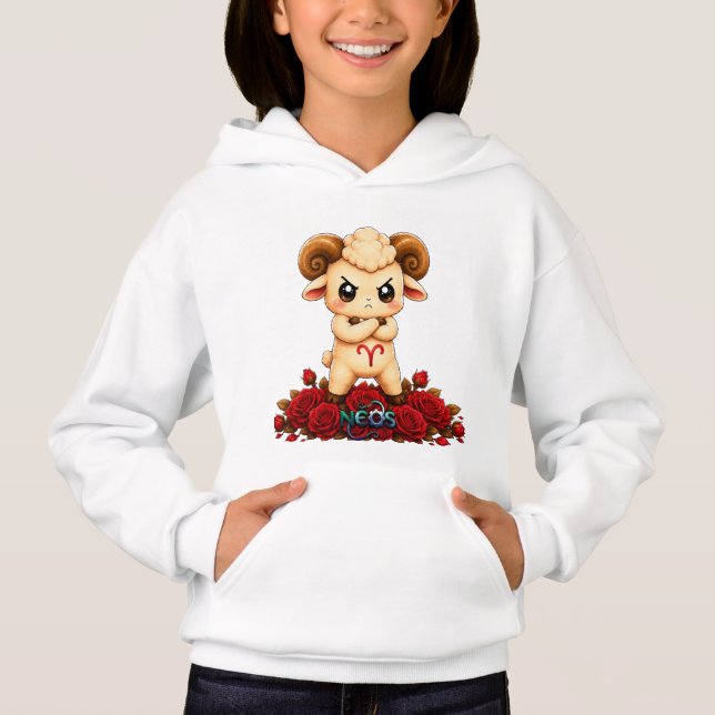 Camiseta Kawaii Zodíaco Neos Áries (Frente)