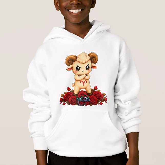 Camiseta Kawaii Zodíaco Neos Áries (Frente)