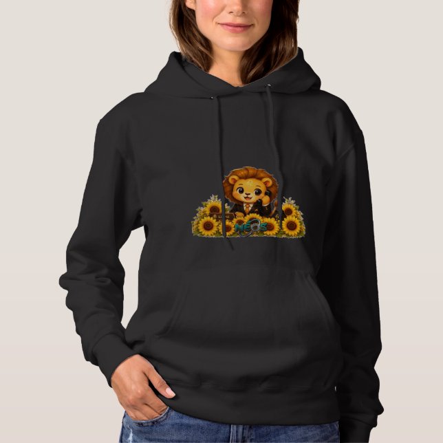 Camiseta Kawaii Zodíaco Neos Leão (Frente)