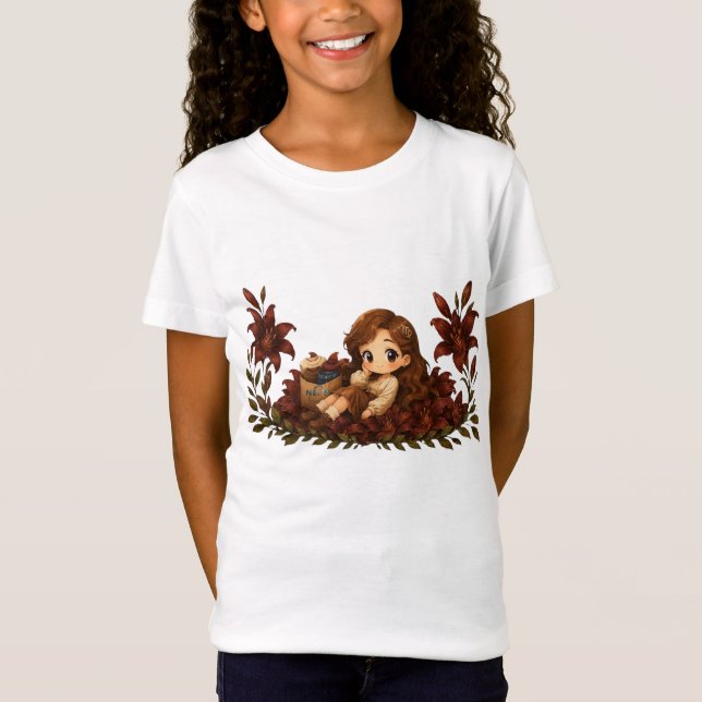 Camiseta Kawaii Zodíaco Neos Virgem (Frente)
