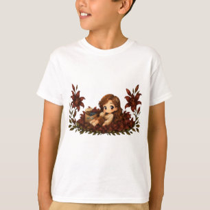 Camiseta Kawaii Zodíaco Neos Virgem