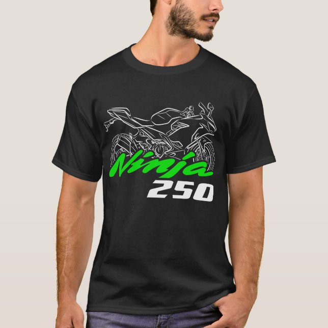 Camiseta Kawasaki Ninja 250 2018-2025 (Frente)