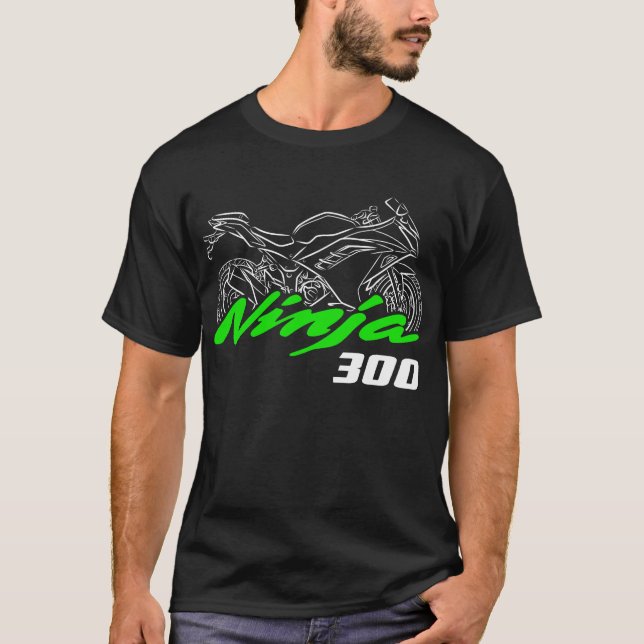 Camiseta Kawasaki Ninja 300 2013-2025 (Frente)