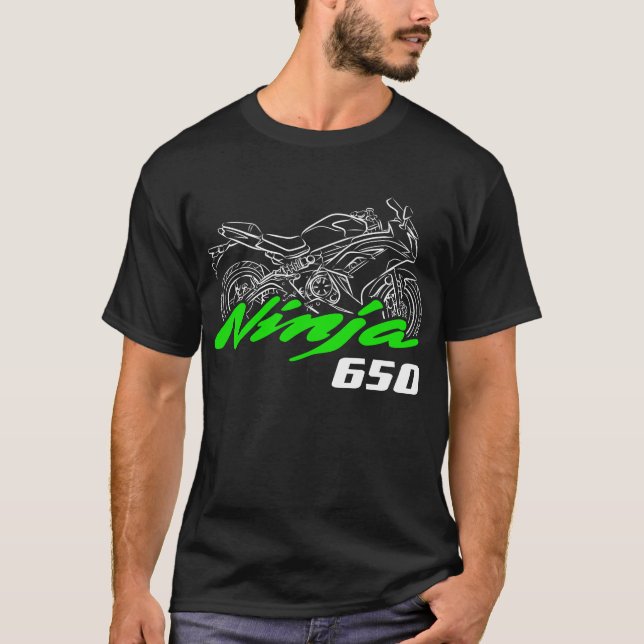 Camiseta Kawasaki Ninja 650 2012-2016 (Frente)