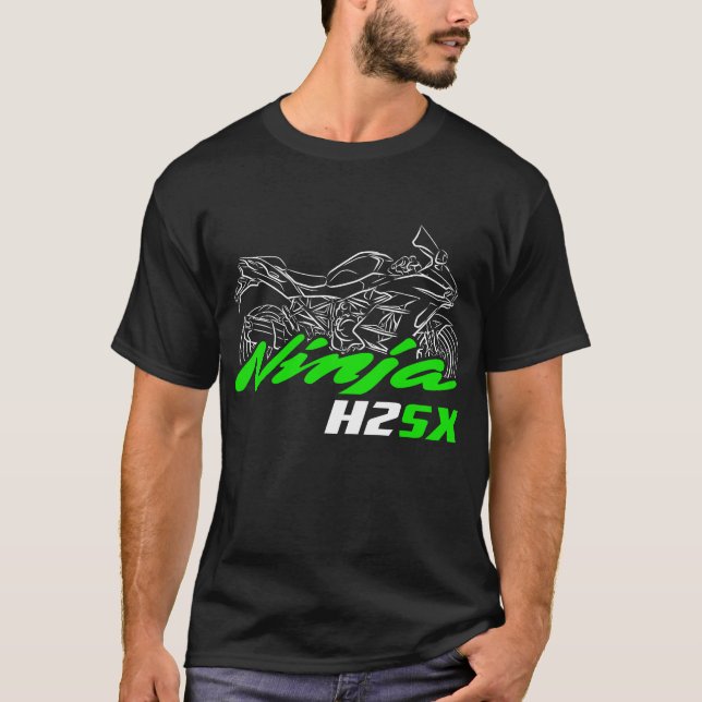 Camiseta Kawasaki Ninja H2 SX 2022-2025 (Frente)