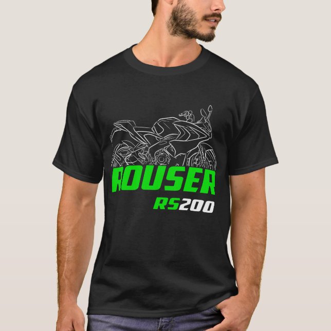 Camiseta Kawasaki Rouser RS200 2021-2024 (Frente)