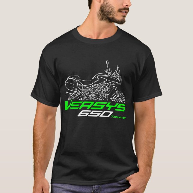 Camiseta Kawasaki Versys 650 Tourer 2010-2014 (Frente)