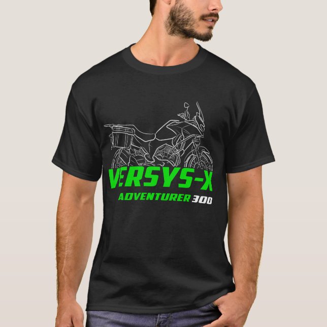Camiseta Kawasaki Versys-X 300 Aventureiro (Frente)