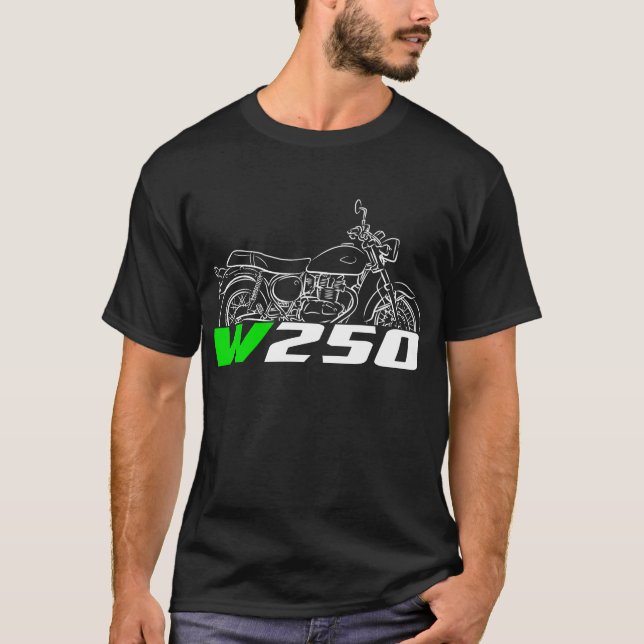 Camiseta Kawasaki W250 2018-2024 (Frente)