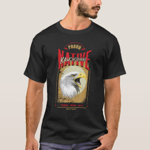 Camiseta Kawchodinne Native American Eagle Spirit Vintage H