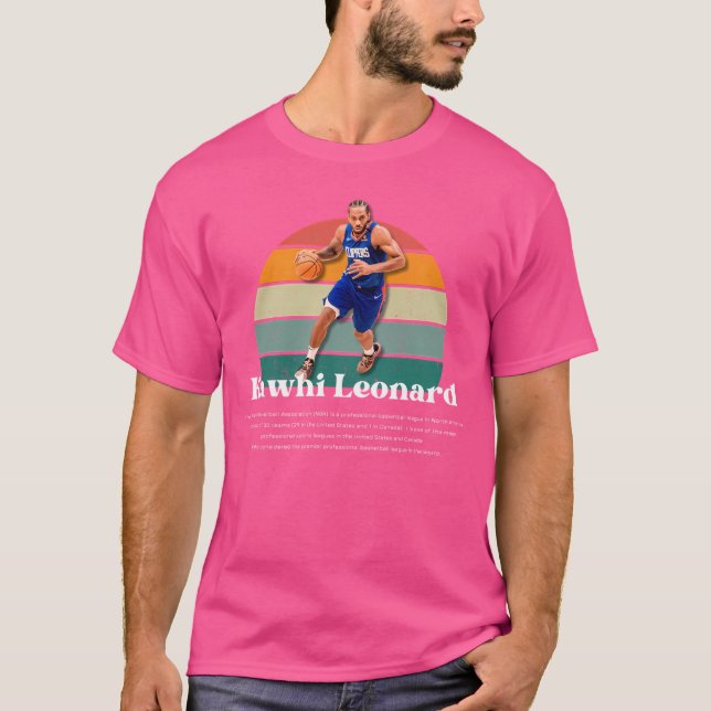 Camiseta Kawhi Leonard Vintage V1 (Frente)