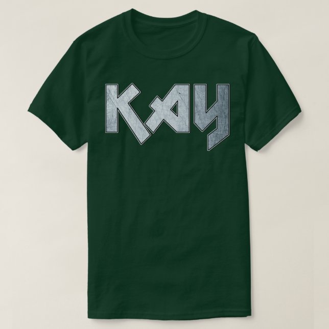 Camiseta Kay de metal pesado (Frente do Design)