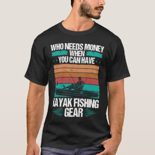 Camiseta Kayak: artes de pesca Kayaking Essenciais para Kay