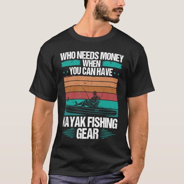 Camiseta Kayak: artes de pesca Kayaking Essenciais para Kay (Frente)