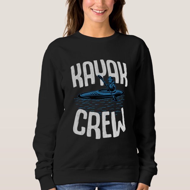 Camiseta Kayak Crew Kayaking Kayaker Boating Graphic (Frente)