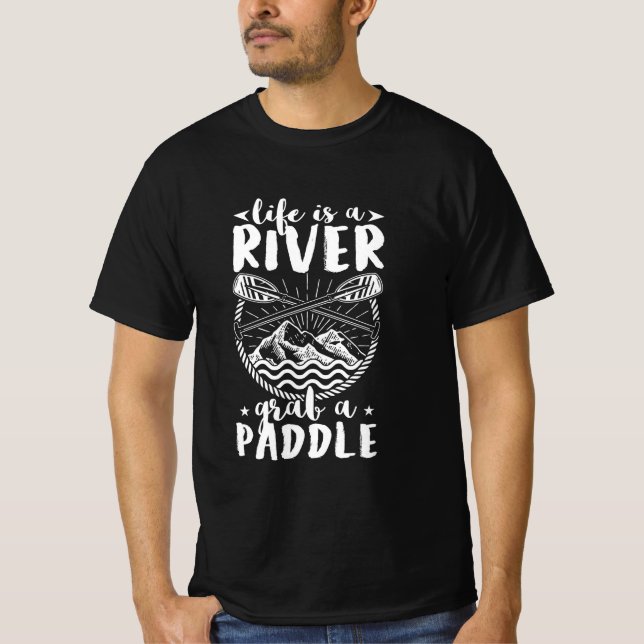 Camiseta Kayak Driver Life É Um Rio (Frente)