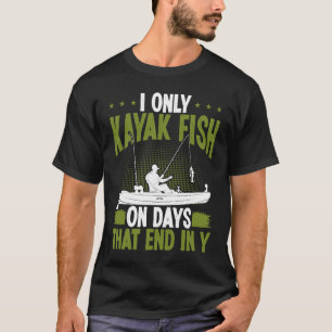 Camiseta Kayak Fish nos dias terminam por Kayaking Kayakfis