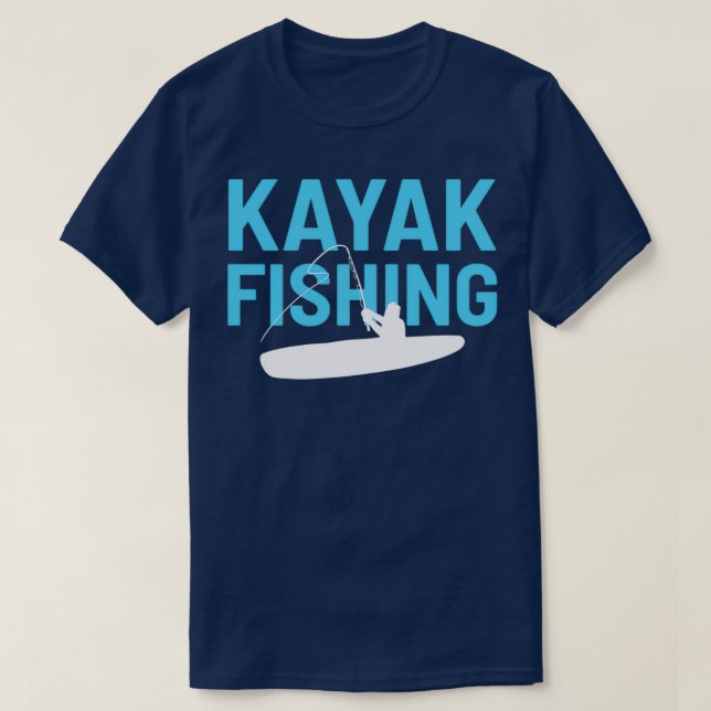 Camiseta Kayak Fishing Angling Kayaker Rower Fisherman Gift (Frente do Design)