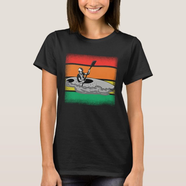 Camiseta Kayak  for men women kayak canoe paddling (Frente)