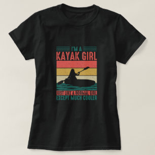 Camiseta Kayak Girl, mas mais legal