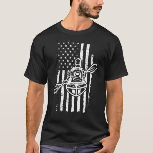 Camiseta Kayak Kayaking Barco Verão Vestuário De Teto Gráfi