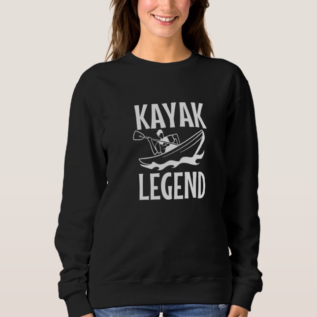 Camiseta Kayak Legend Kayaking Wildlife Water Sports Paddli (Frente)