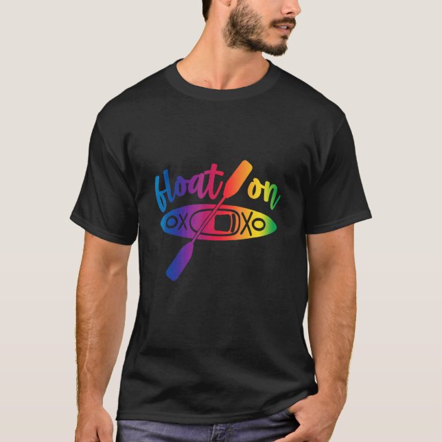 Camiseta Kayak Life Kayaking Flutuando (Frente)