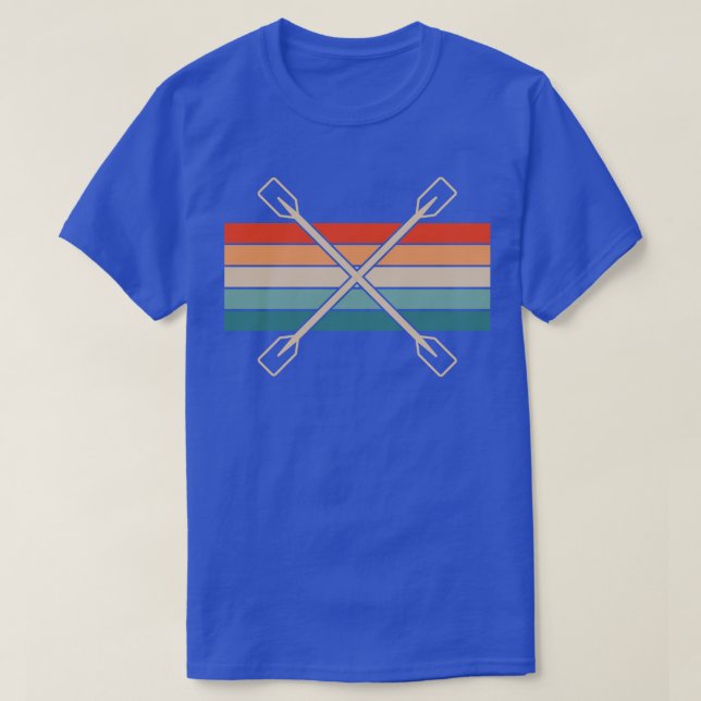 Camiseta Kayak Paddle Retro 1 (Frente do Design)