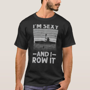 Camiseta Kayak Para Homens Mulheres A Kayaking A Remar Kaya