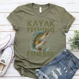 Camiseta Kayak Pesca Finesse Kayaking Lover Bass Pesca