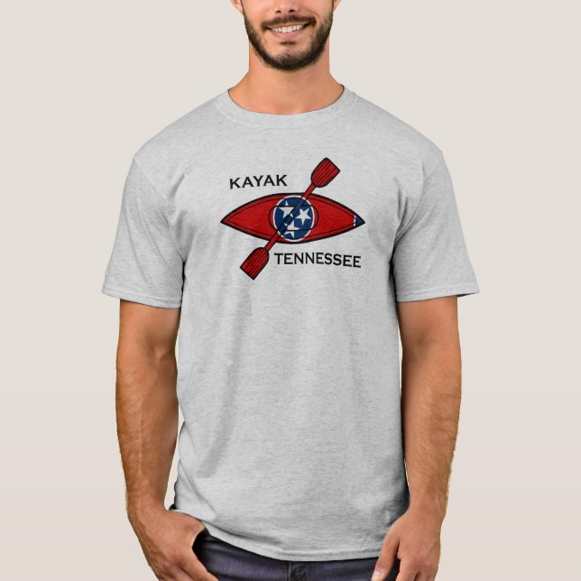 Camiseta Kayak Tennessee Flag (Frente)