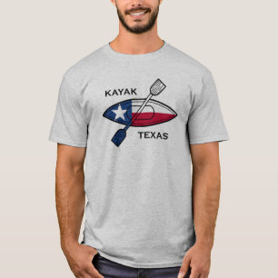 Camiseta Kayak Texas Flag