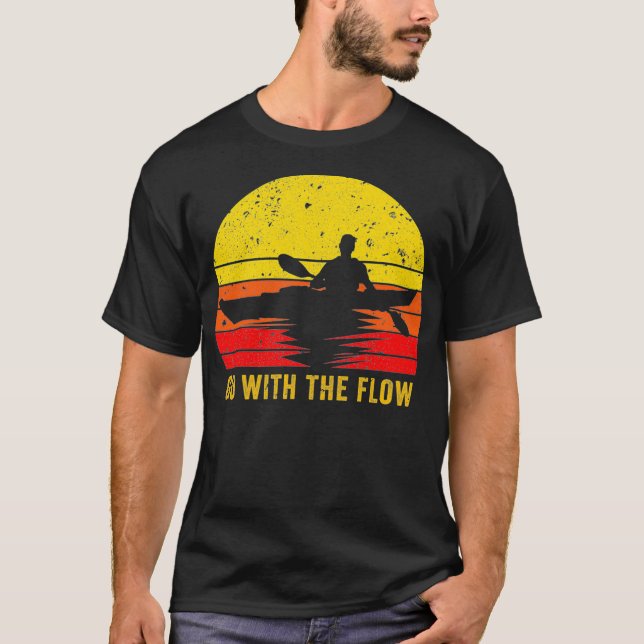 Camiseta Kayak Whitewater Canoagem Gift Kayaker Kayaking P (Frente)