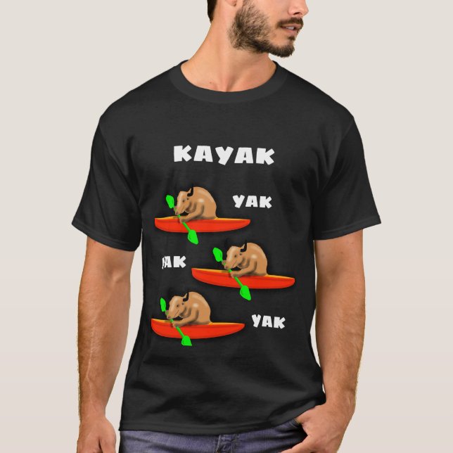 Camiseta KAYAK YAK YAK por Slipperywindow (Frente)