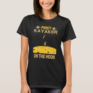 Camiseta Kayaker Na Lua
