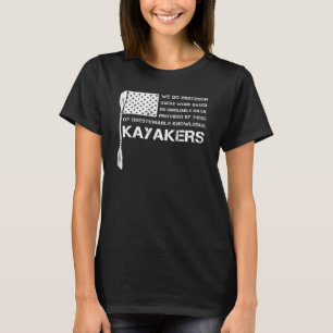 Camiseta Kayakers American Usa Flag Vintage Perfeito Para H