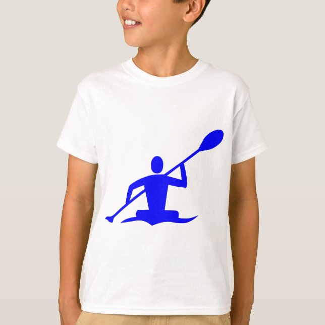 Camiseta Kayaking - Azul (Frente)