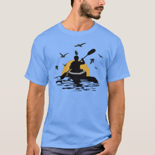 Camiseta Kayaking Black and White, Kayaking é minha terapia