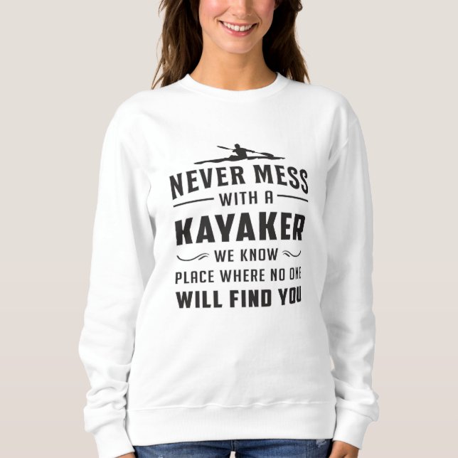 Camiseta Kayaking Canoe Kayak Canoeing Engraçada Ideia de D (Frente)