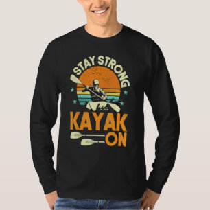 Camiseta Kayaking Continue Forte Kayak No Sunset Da Volta V