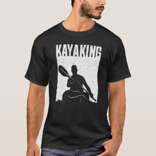 Camiseta Kayaking For Men Women Kayak Rafando Linha 3