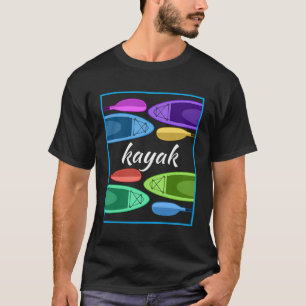 Camiseta Kayaking Gift Colorido ao ar livre de Kayak