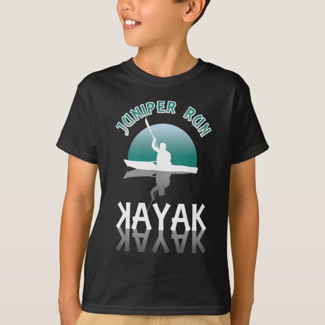 Camiseta Kayaking Juniper Run - Kayak (Frente)