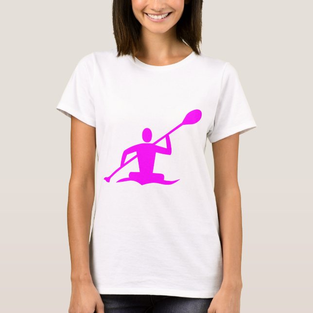 Camiseta Kayaking - Magenta (Frente)