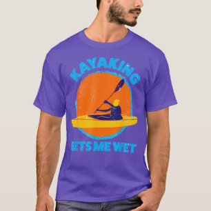 Camiseta Kayaking me dá Dia de as Bruxas engraçado de Natal
