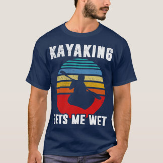 Camiseta Kayaking me dá Dia de as Bruxas engraçado de Natal