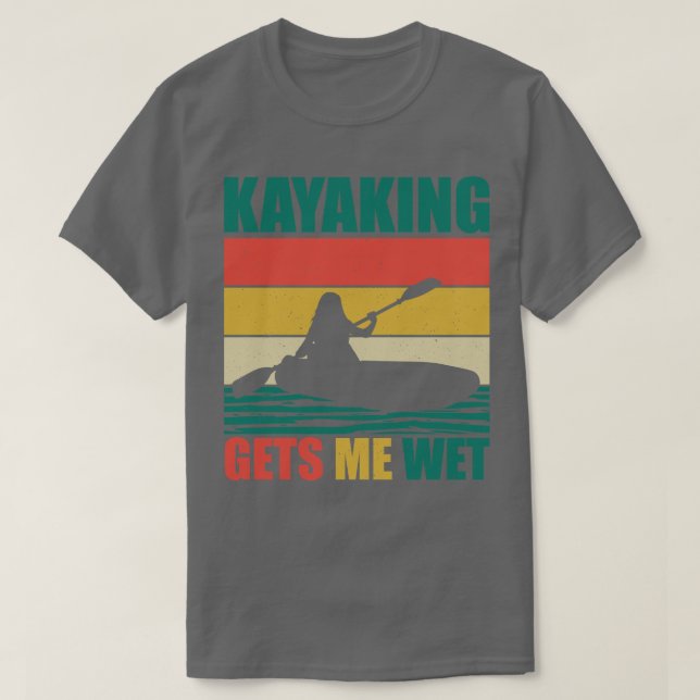 Camiseta Kayaking Me Deixa Molhado 5 (Frente do Design)