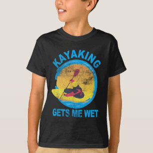 Camiseta Kayaking Me Faz Divertir No Dia Das Bruxas Molhado