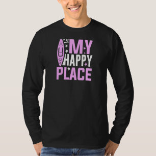 Camiseta Kayaking My Happy Place Lake Ocean E River Kaya